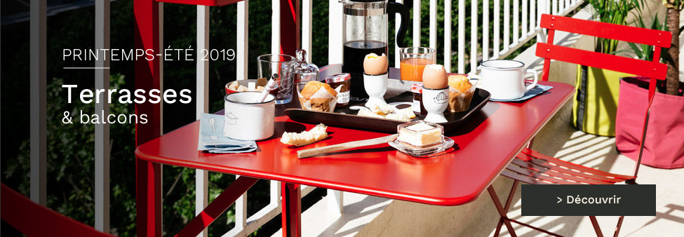Chaise pliante Bistro de Fermob Printemps-été 2019 : Terrasses & balcons