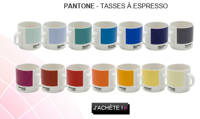 Tasses &agrave; espresso - Pantone