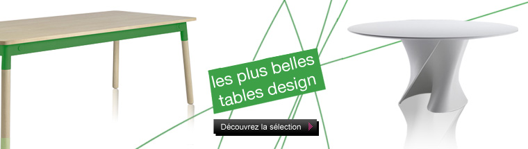 les plus belles tables design