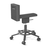 360&deg; - Chaise &agrave; roulettes