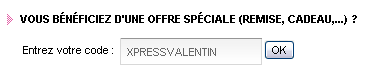 Code promo