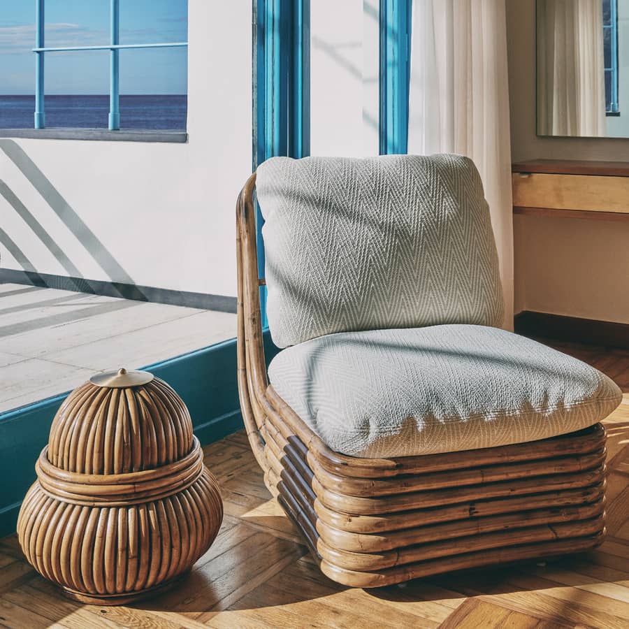 Fauteuil rembourré Bohemian 72 Gubi - Style Riviera