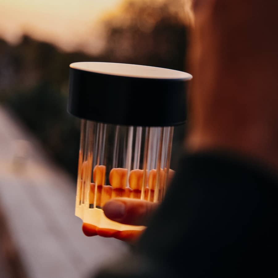 Lampe extérieur sans fil rechargeable Last Order Flos - éclairage extérieur terrasse