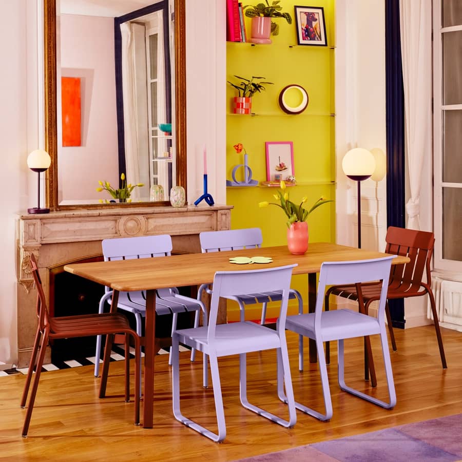 Table rectangulaire So'O Fermob - Couleurs Fermob