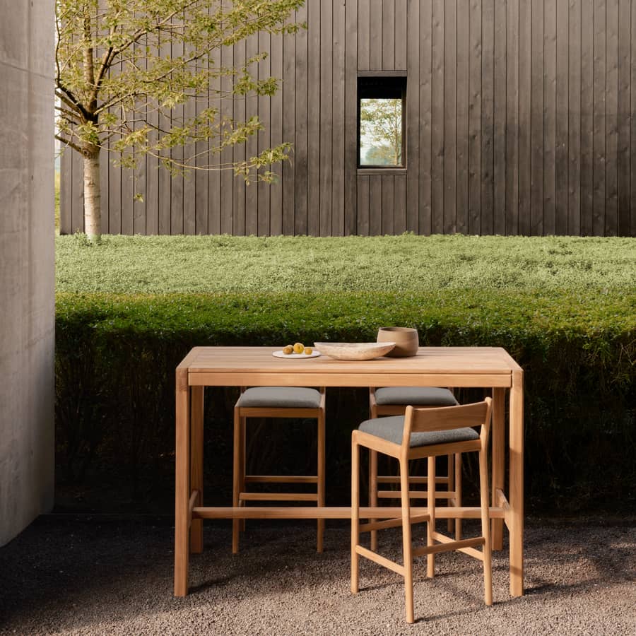 Table bar tabouret haut Jack Outdoor Ethnicraft - nouvelle collection ethnicraft