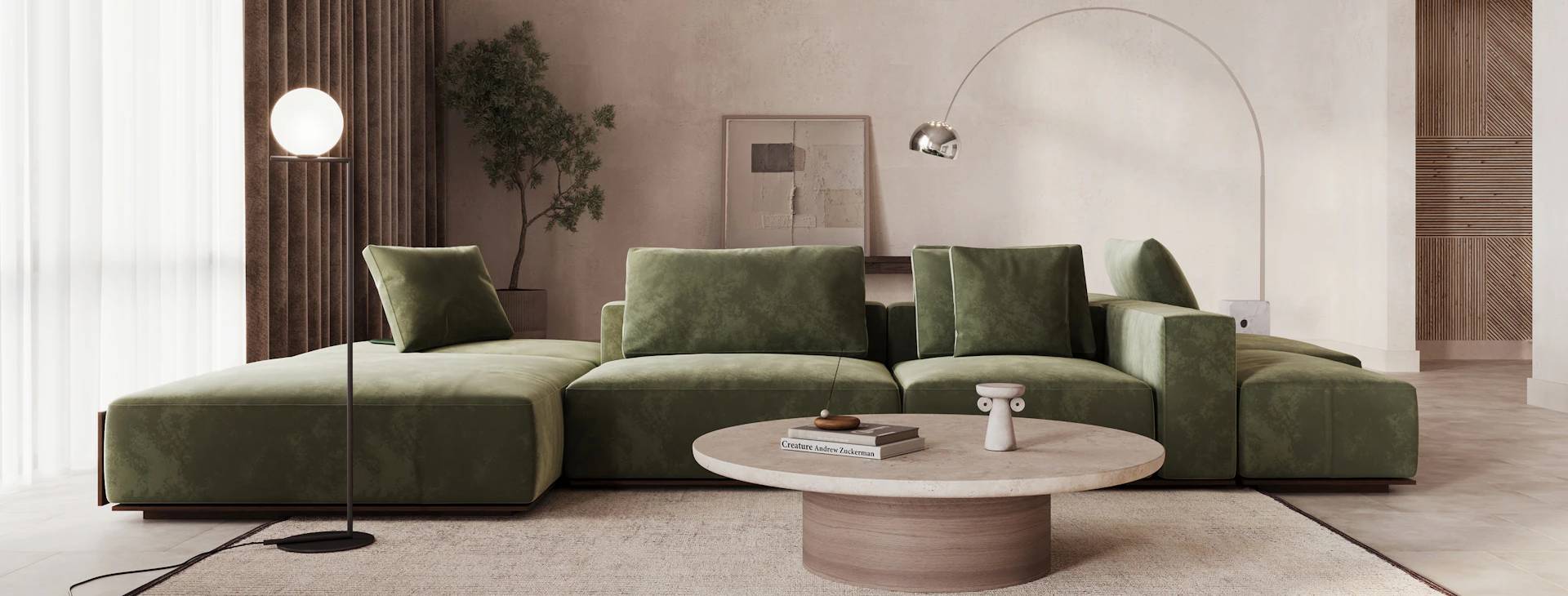 Lampadaire Arco et IC chez Flos