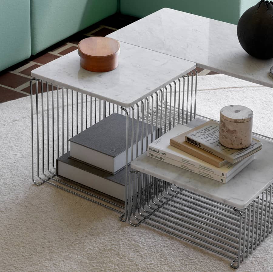 Etagère Panton Wire Single Half Montana - verner panton design