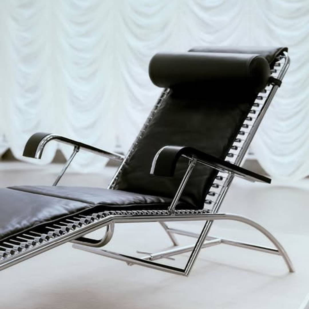 Chaise longue Sandows Réedition 1927 René Herbst Petite Friture