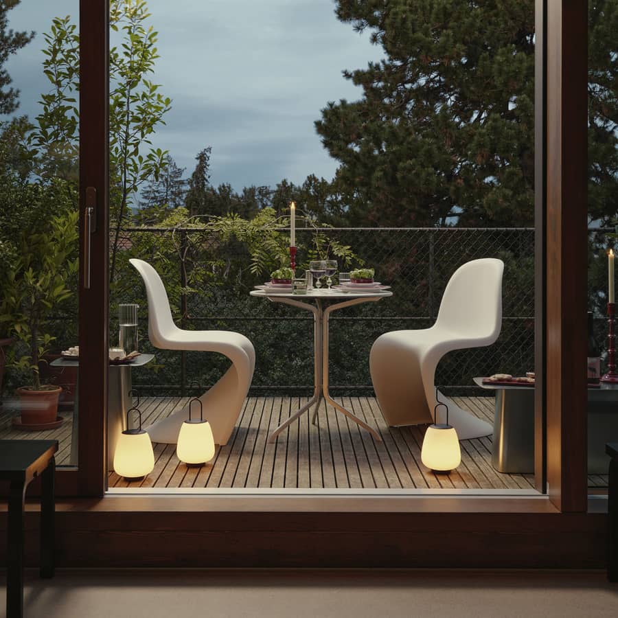 Chaise Panton Chair Vitra - Aménager petit balcon