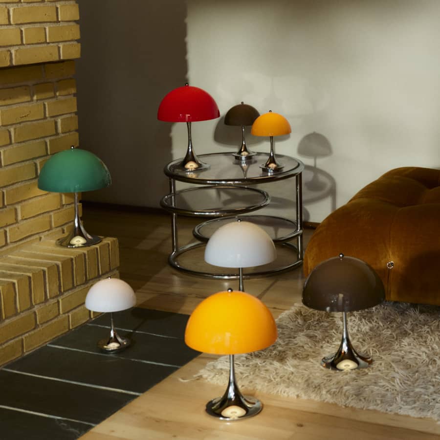Lampes de table Panthella Louis Poulsen - verner panton design