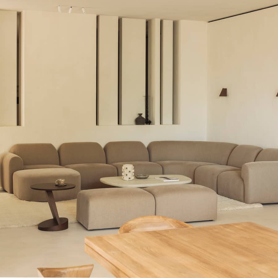 Canapé modulable Bulky Ethnicraft - canapés modulables confortables