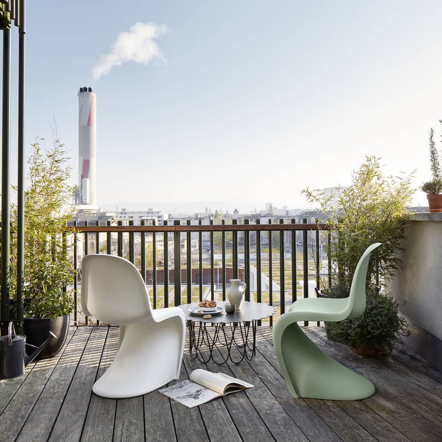 Chaise Panton Chair Vitra - Aménager petit balcon