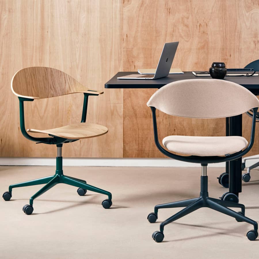 Fauteuil à roulettes Mynt Vitra - Aménagement flex office