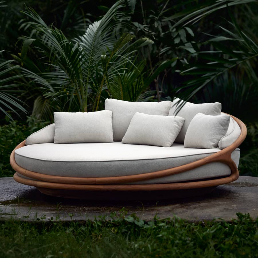 Canapé de jardin rond Solis MORPHO - nouvelle collection ethnicraft