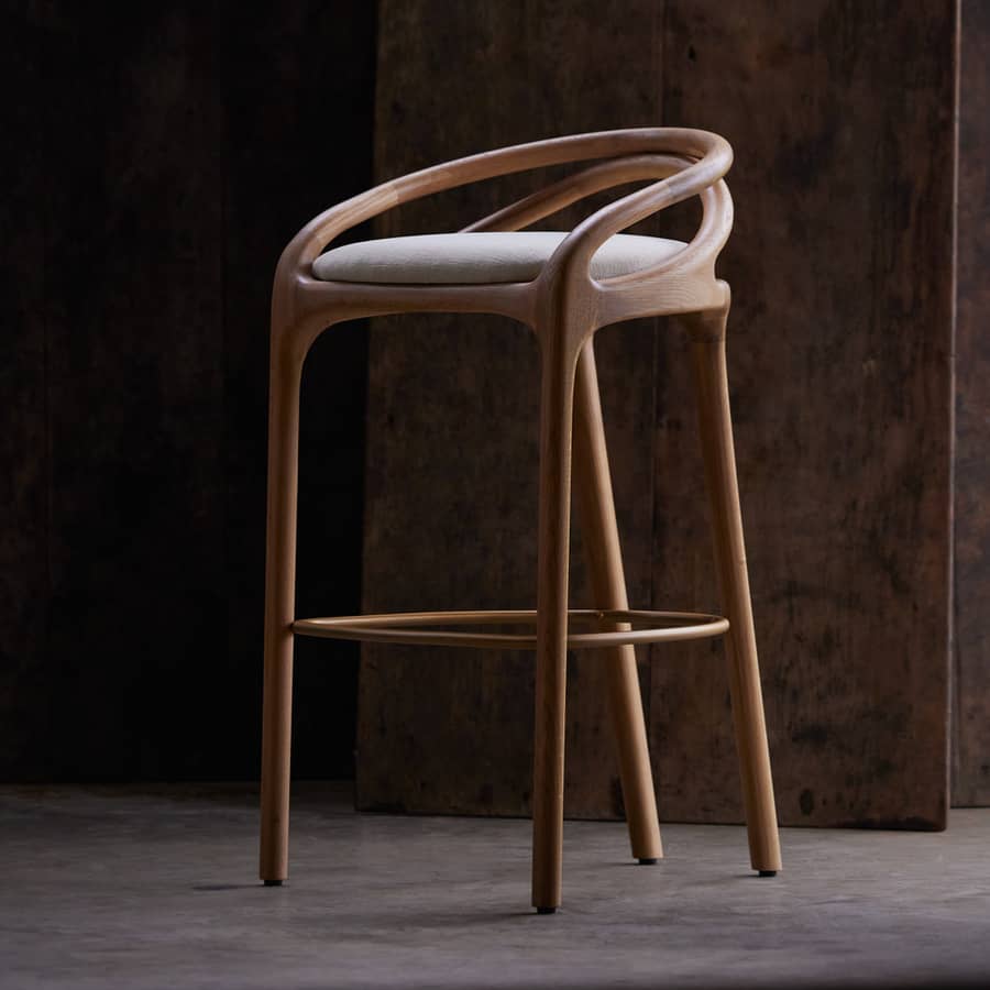 Tabouret haut Aleta Indoor MORPHO - nouvelle collection ethnicraft