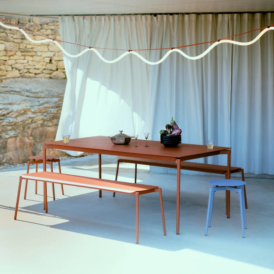 Table rectangulaire Fromme Petite Friture - Idées table jardin