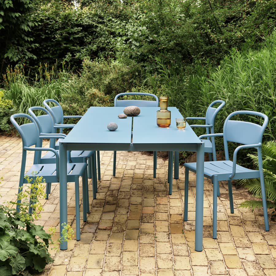 Table rectangulaire Linear Muuto - décoration maison de vacances