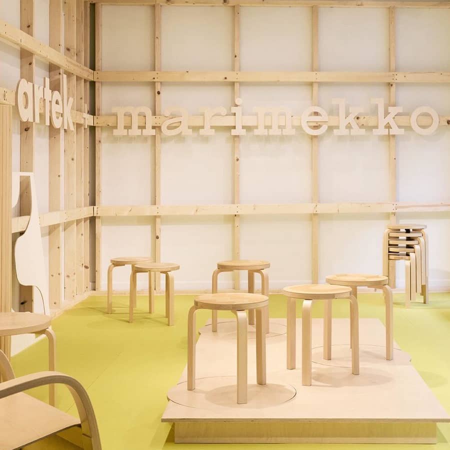 scenographie artek marimekko 90e anniversaire
