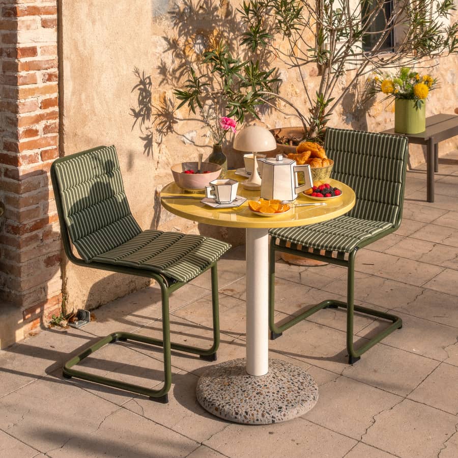 Table ronde Ceramic Outdoor, Hay - Idée aménagement terrasse