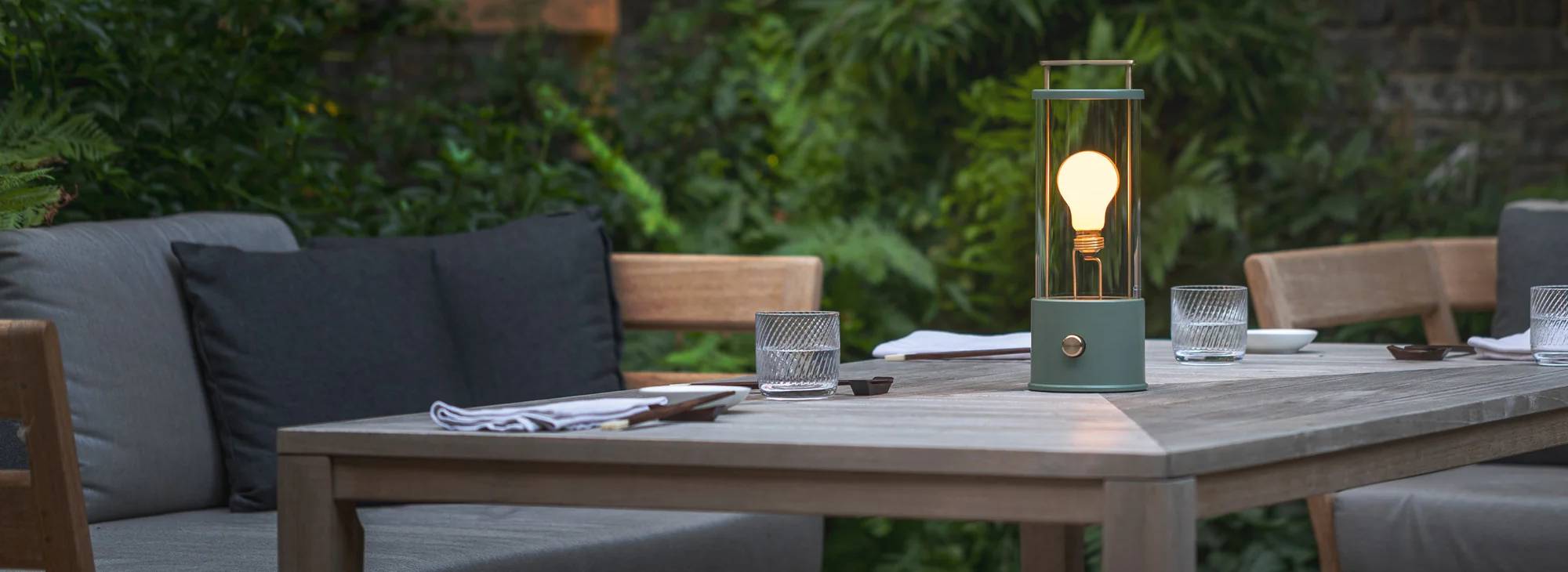 Lampe extérieur sans fil rechargeable The Muse Tala - Idée éclairage terrasse