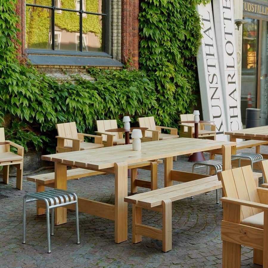 Table rectangulaire Weekday Hay - mobilier terrasse restaurant