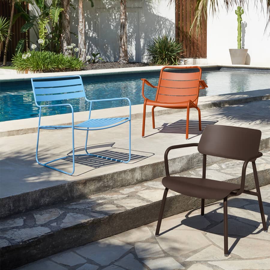 Fauteuil bas Studie Fermob - Couleurs Fermob