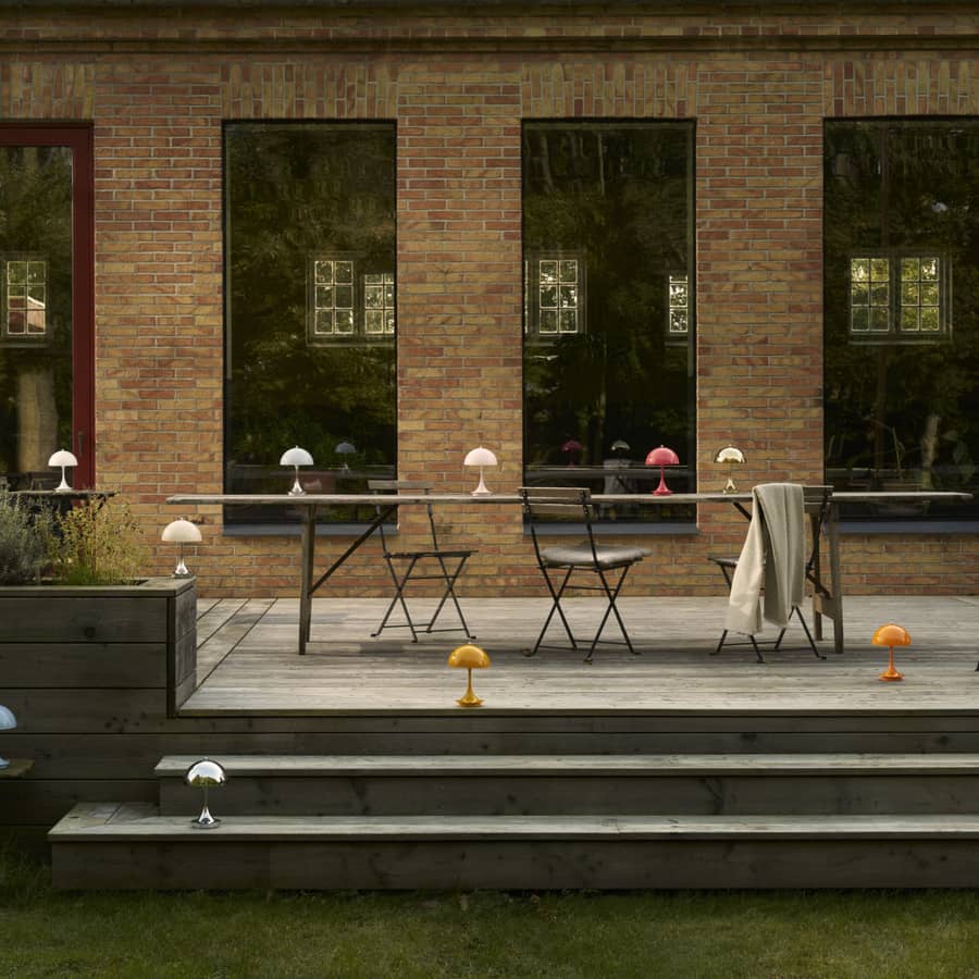 Lampe Panthella 160 Louis Poulsen - Idée éclairage terrasse