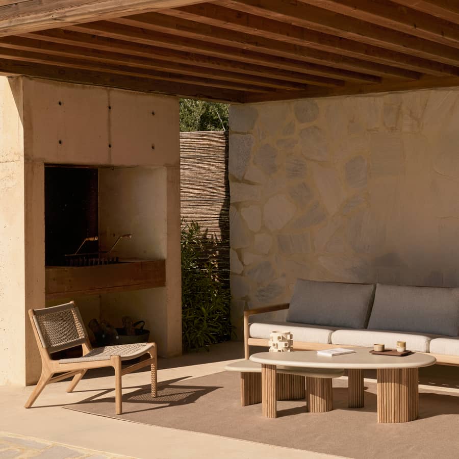 Fauteuil Jack Woven Outdoor Ethnicraft - nouvelle collection ethnicraft
