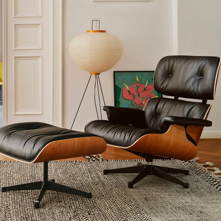 Fauteuil Lounge Chair Repose-pieds Lounge Chair & Ottoman Vitra - Design Vitra