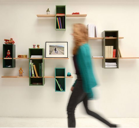 Risultati immagini per mensola con libri  Design scaffali, Interni  minimalisti, Design library