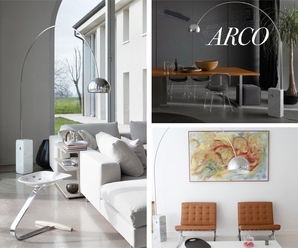 Arco floor lamp