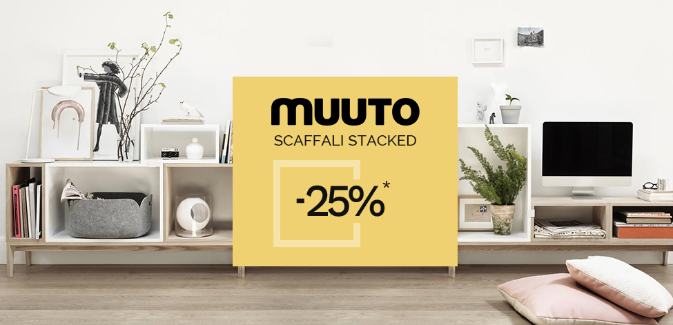 MUUTO SCAFFALI STACKED -25% MUUTO SCAFFALI STACKED -25%