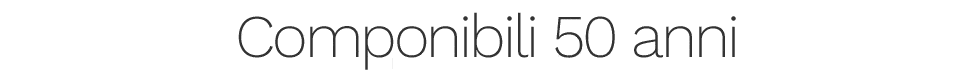 Componibili 50 anni