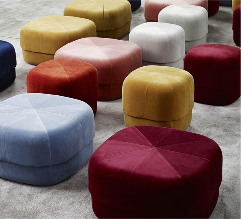 POUF CIRCUS VELOURS