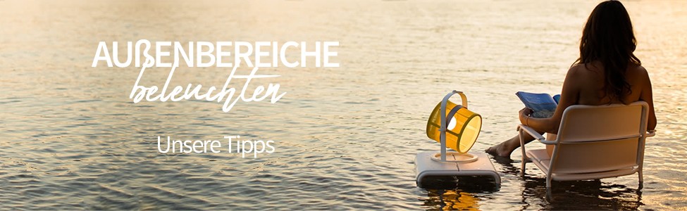 Außenbereiche beleuchten: Unsere Tipps