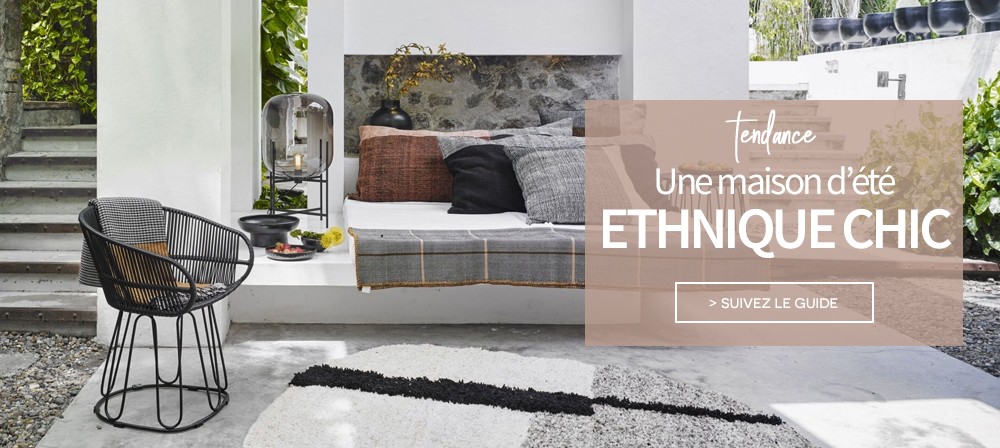 Maison d'été ethnique chic