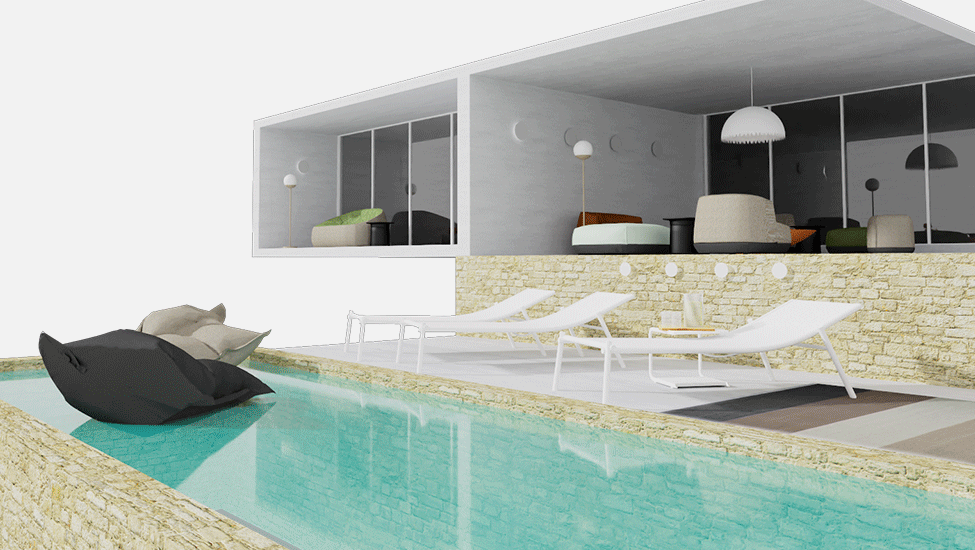 Aménagement extérieur : réalisation du plan 3D du projet Aménagement extérieur : réalisation du plan 3D du projet