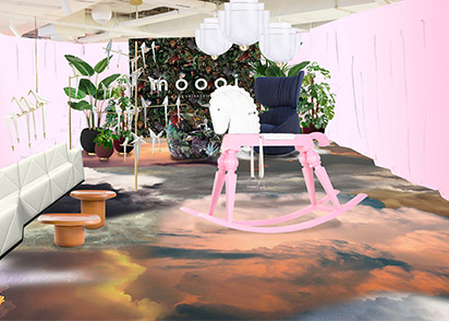 Licorne Arion Pink Licorne Arion Pink de la marque Moooi