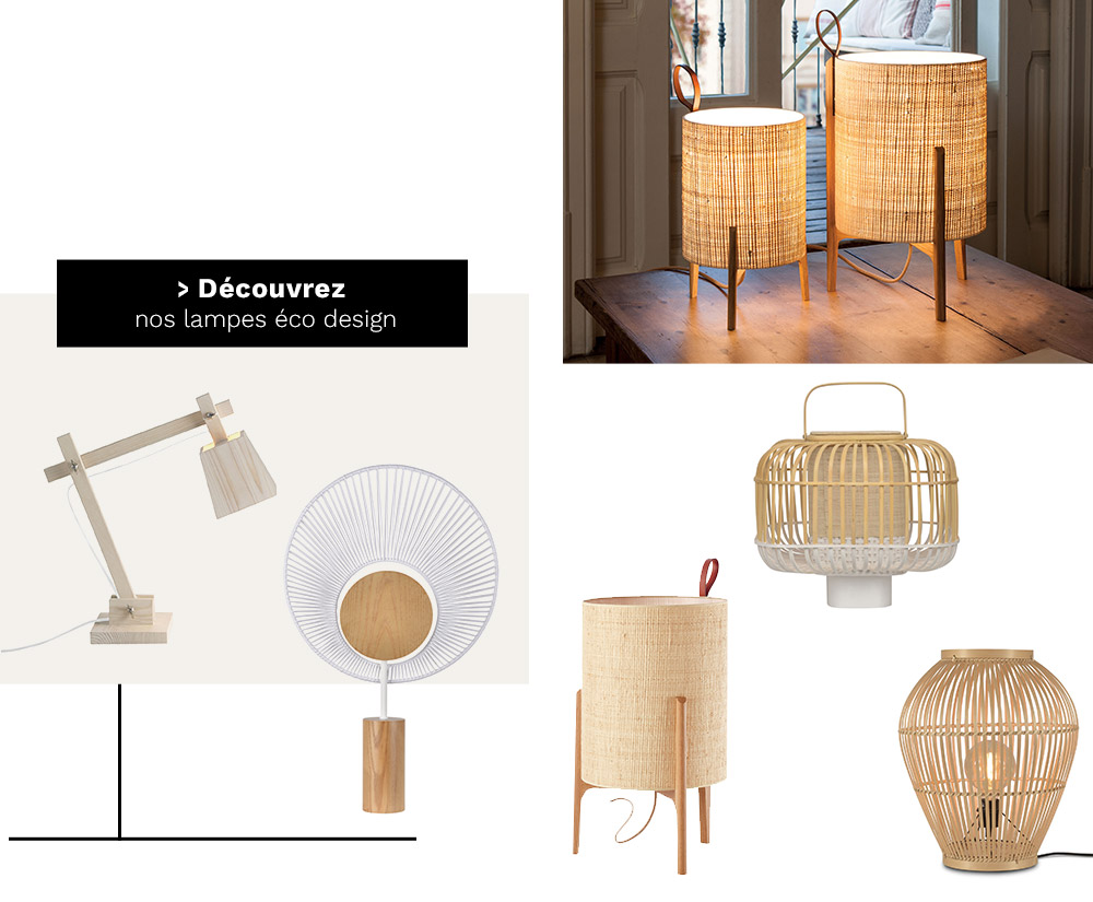 Voir nos lampes éco design