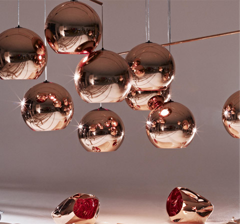 Suspension Copper Round