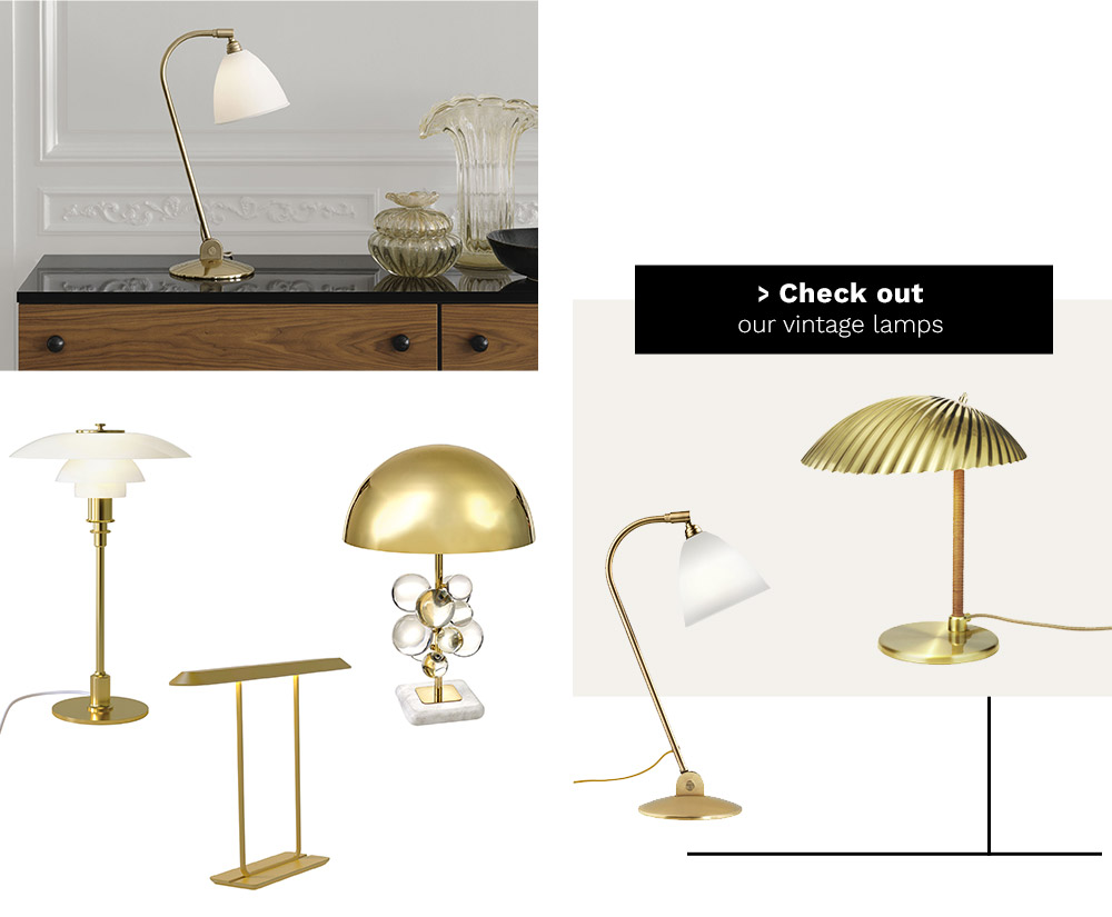 Check out our vintage lamps