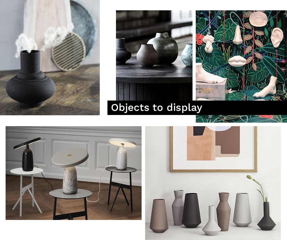 Objects to display