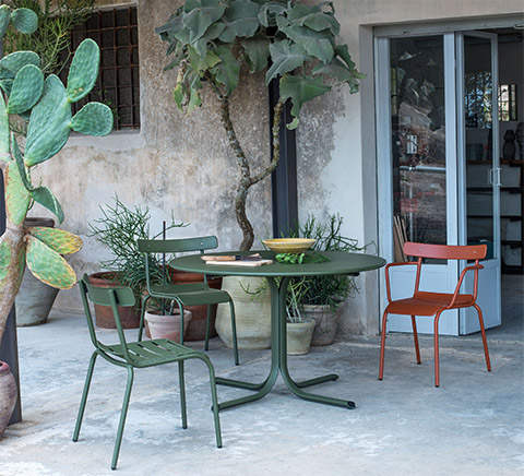 Chaise et fauteuil Miky
