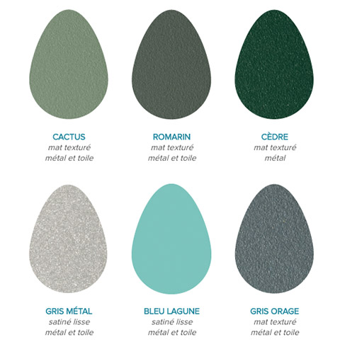 Le nuancier de couleurs Le nuancier de couleurs