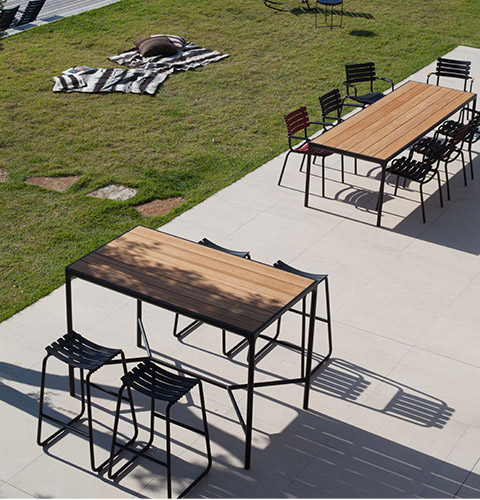 Table haute Four