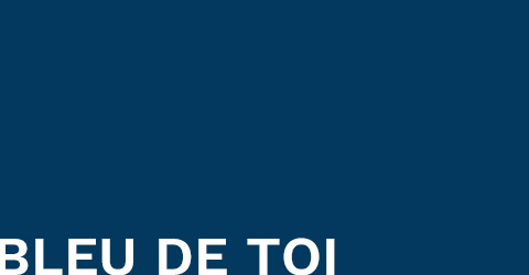 Bleu de toi