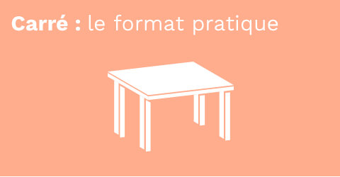 Carr&eacute; : le format pratique