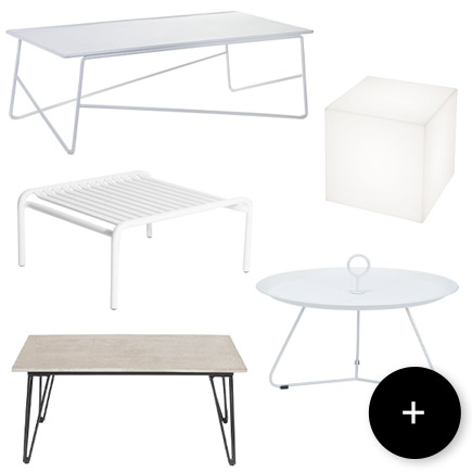 Tables in Shades of White