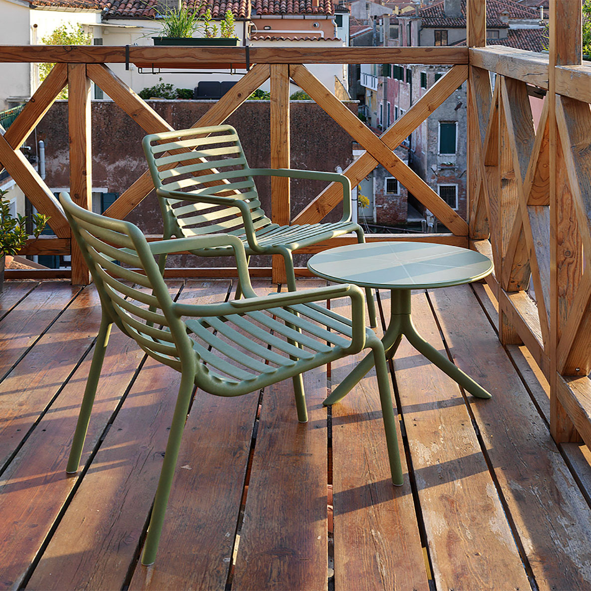 Fauteuil empilable Doga Nardi - Aménager petit balcon