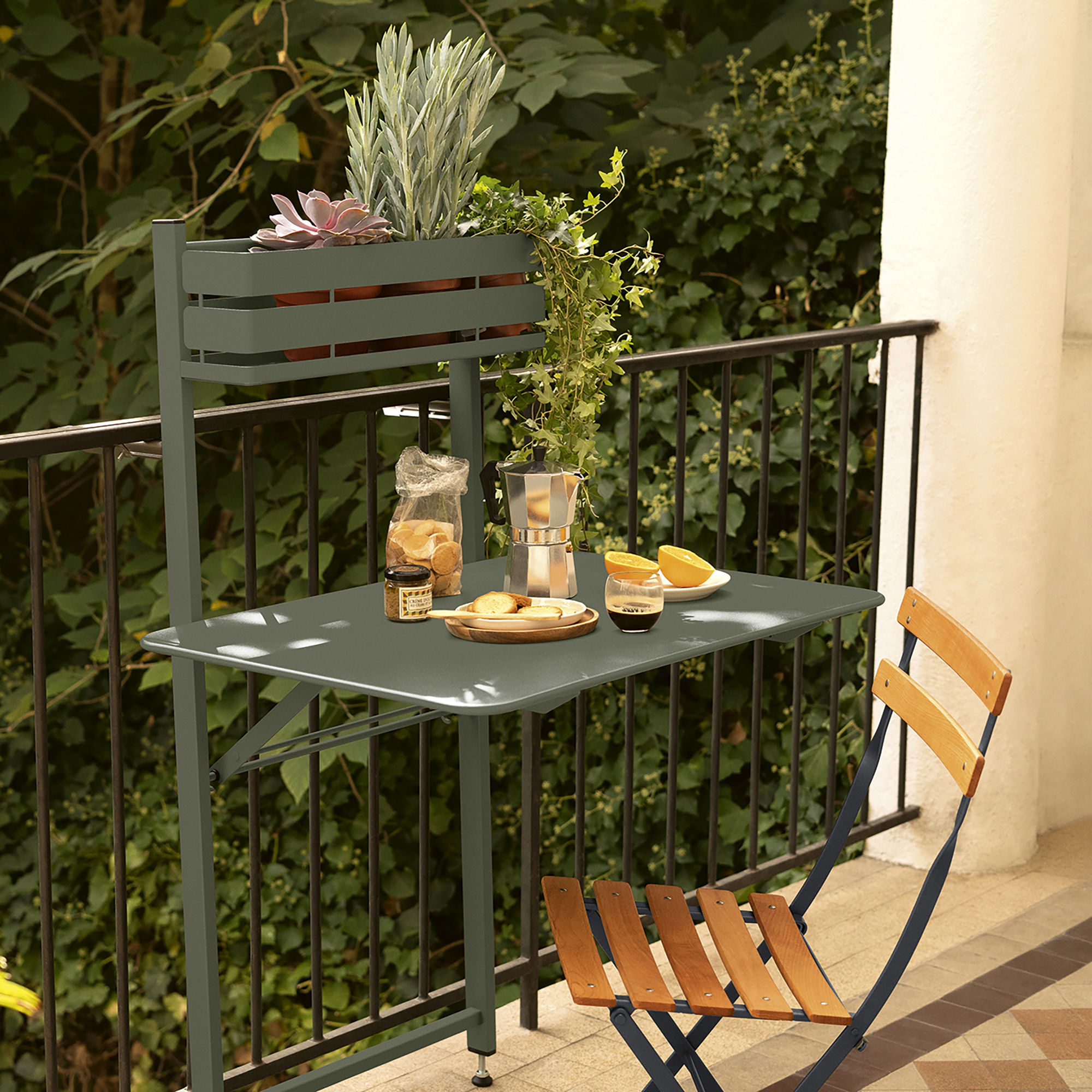 Table pliante Balcon Bistro Fermob - Aménager petit balcon